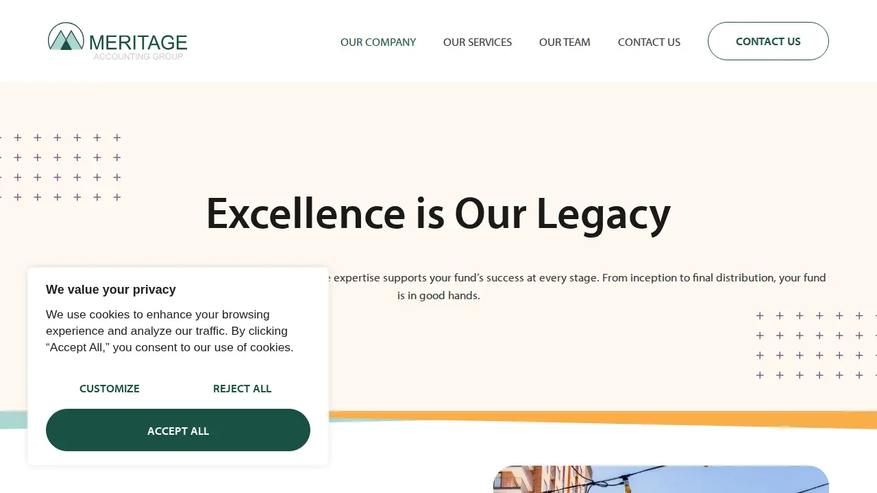 Meritage Accounting Group page
