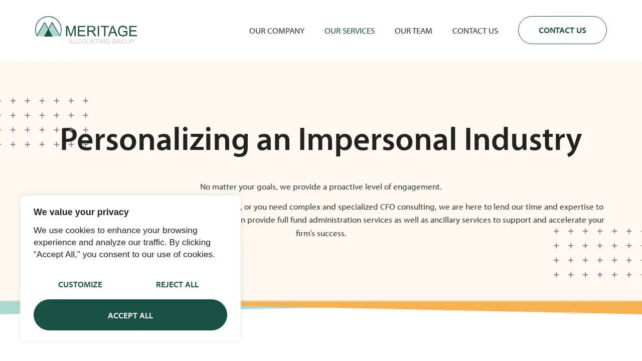 Meritage Accounting Group page