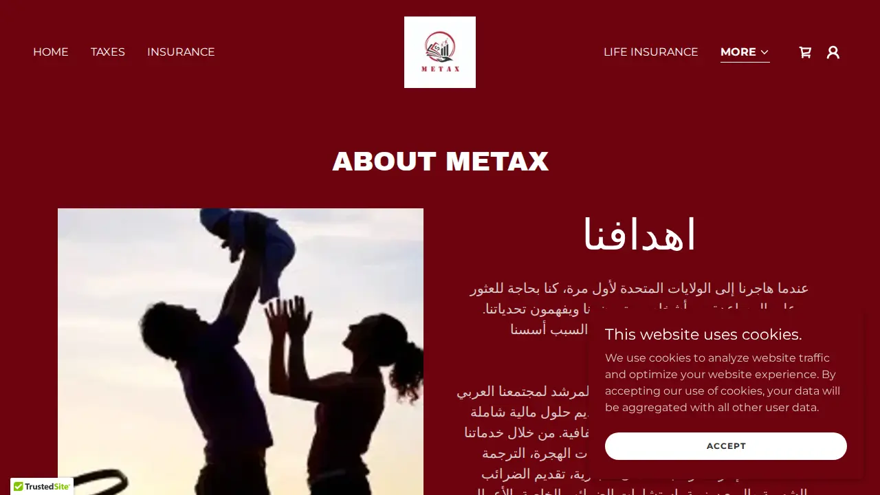 METAX Taxes & Insurance page