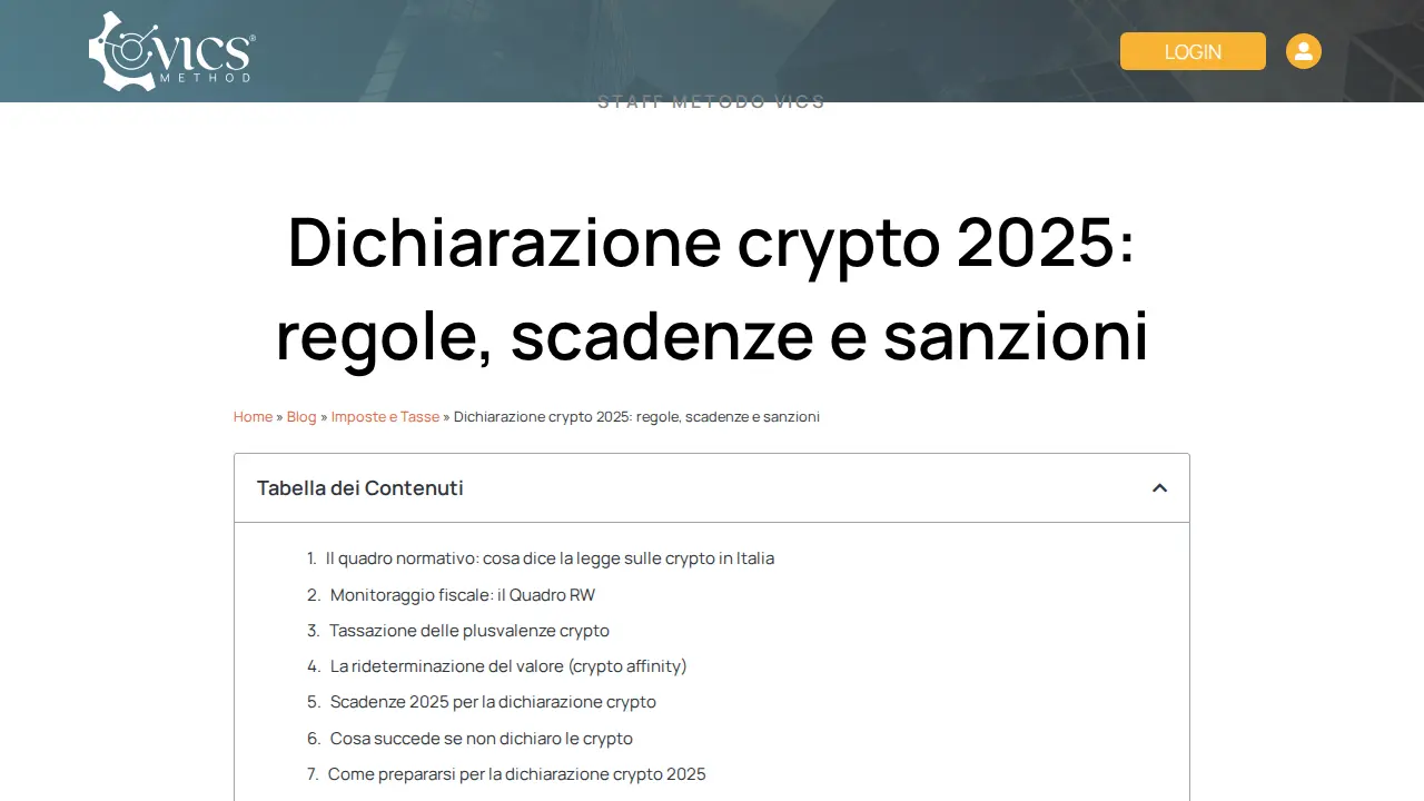 Metodo Vics page