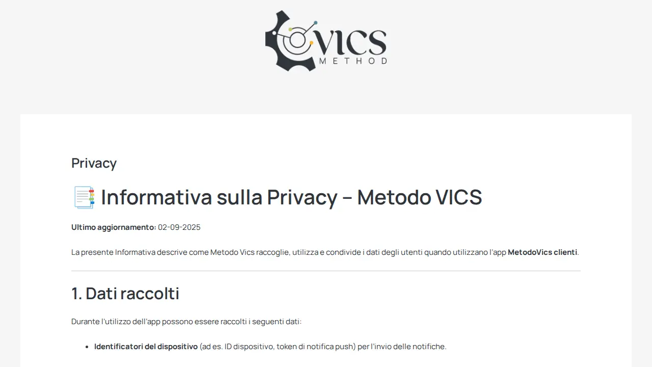 Metodo Vics page