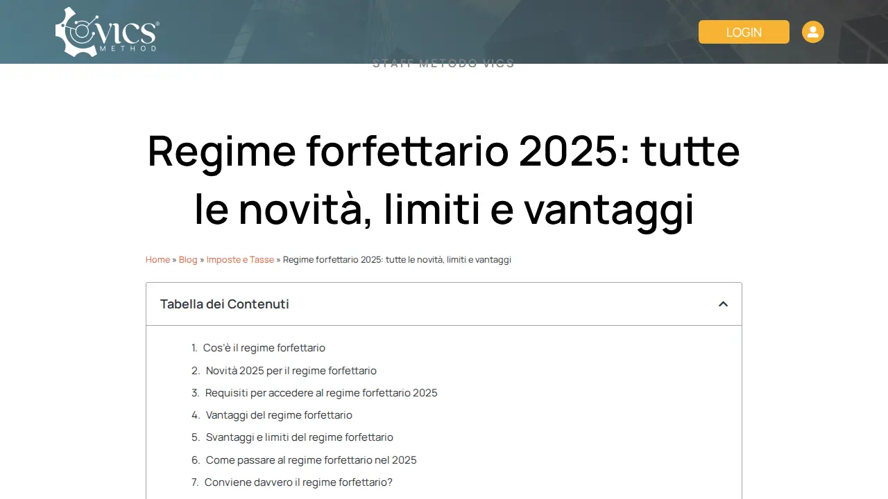 Metodo Vics page