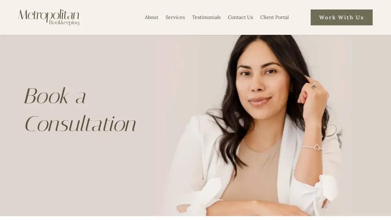 Metropolitan Bookkeeping page