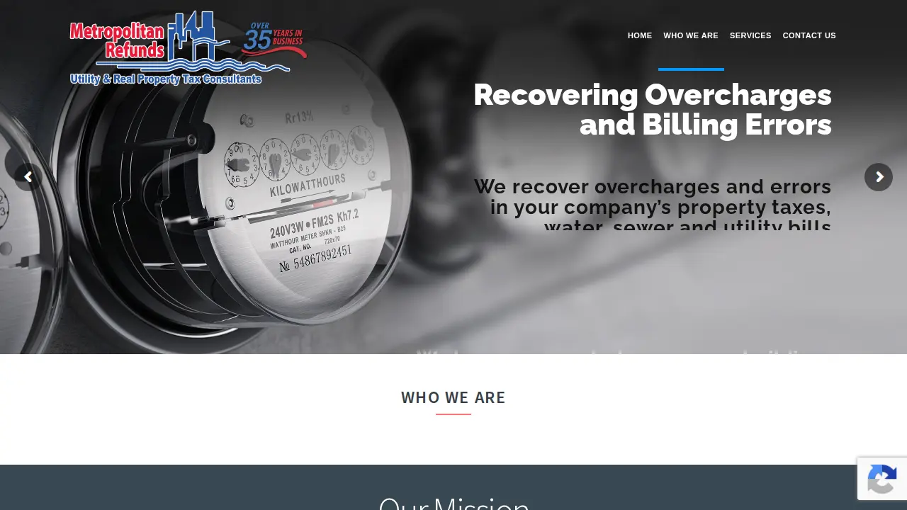 Metropolitan Refunds page