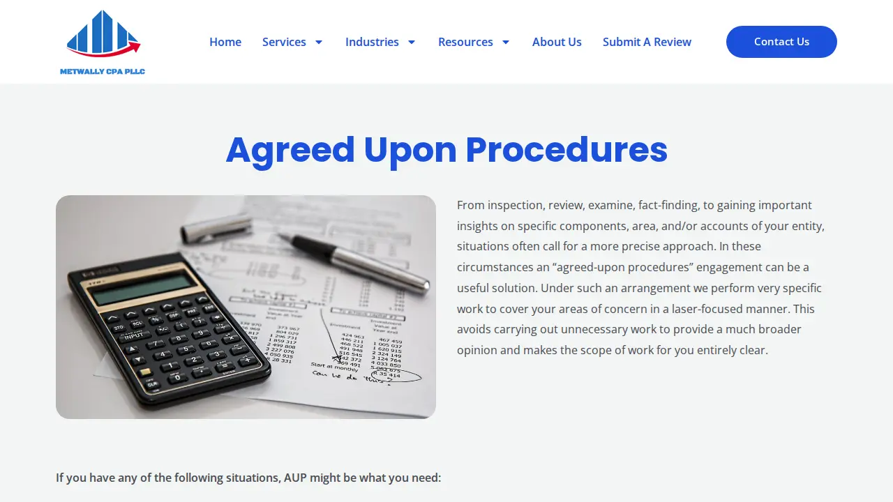 Metwally CPA PLLC page