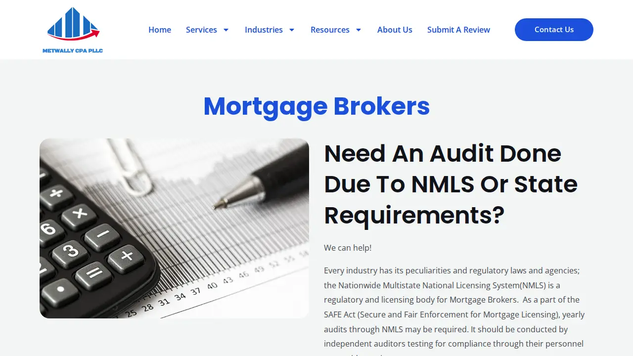 Metwally CPA PLLC page
