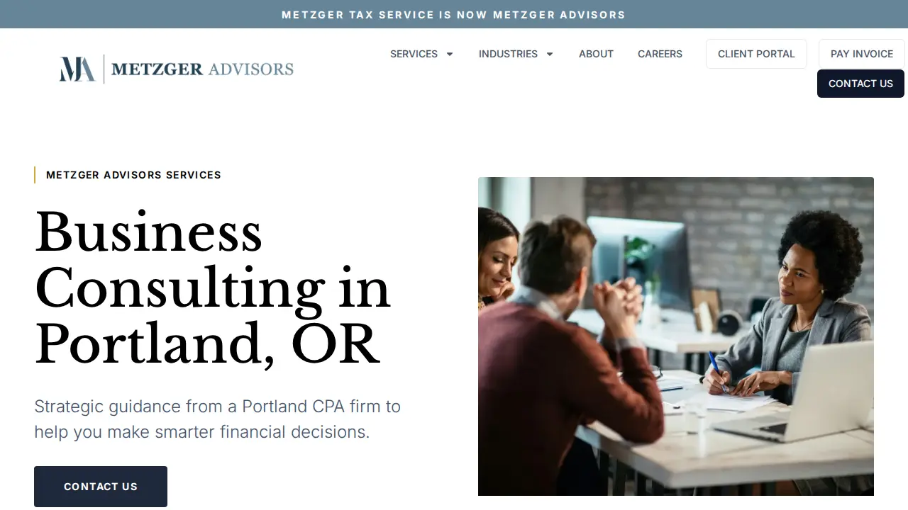 Metzger Tax Service LLC page