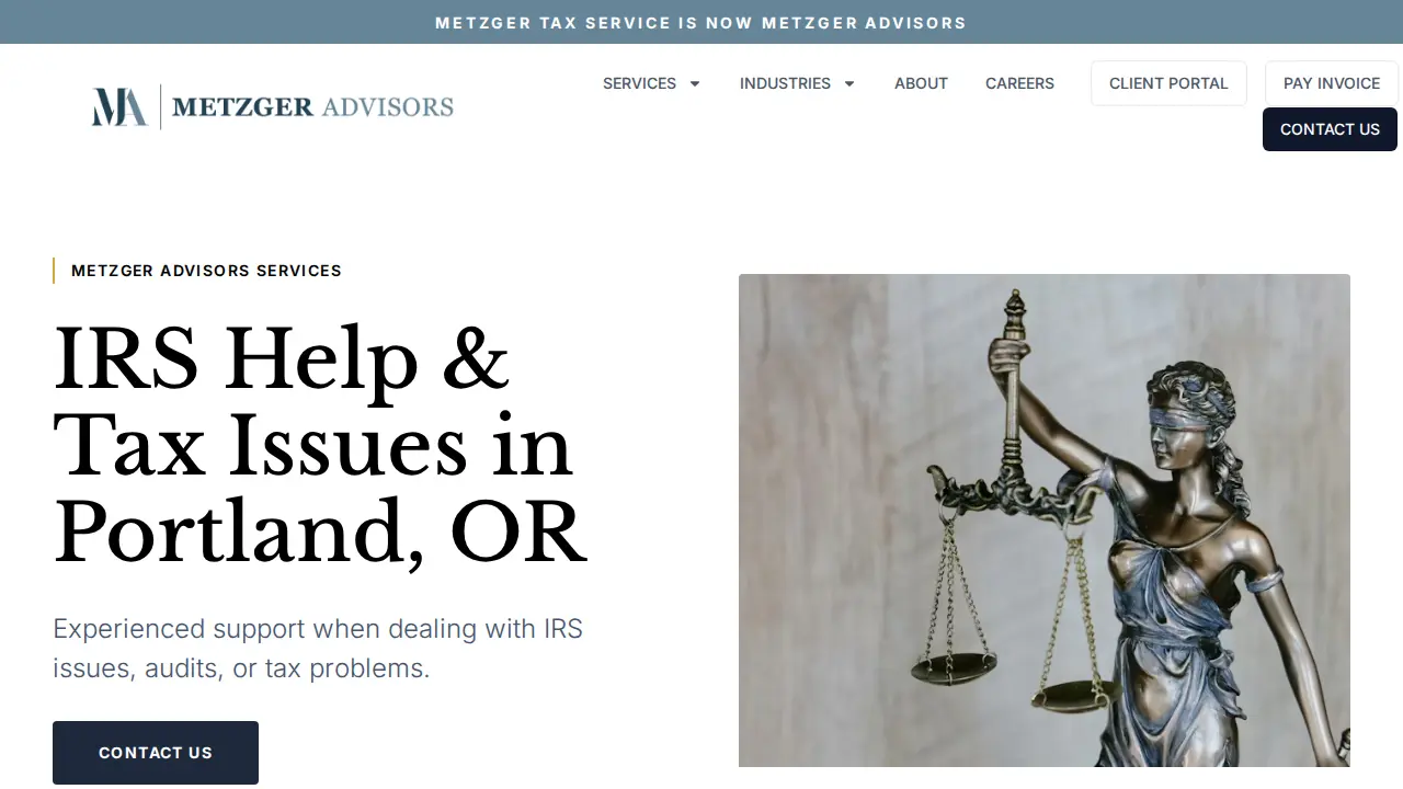 Metzger Tax Service LLC page