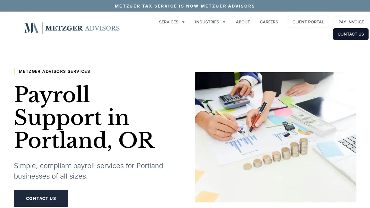 Metzger Tax Service LLC page