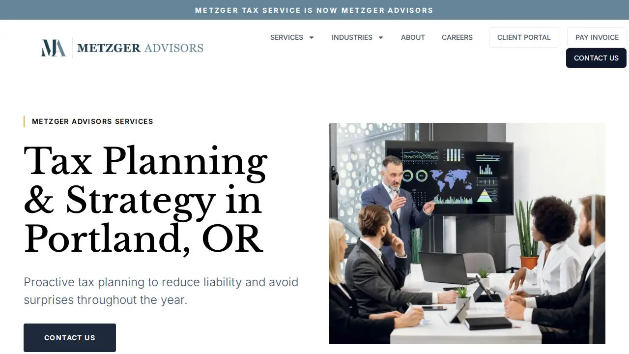 Metzger Tax Service LLC page