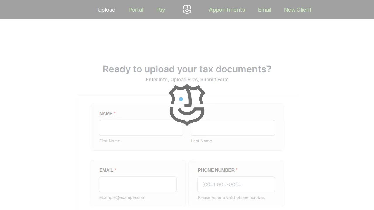 MG Tax Inc. page