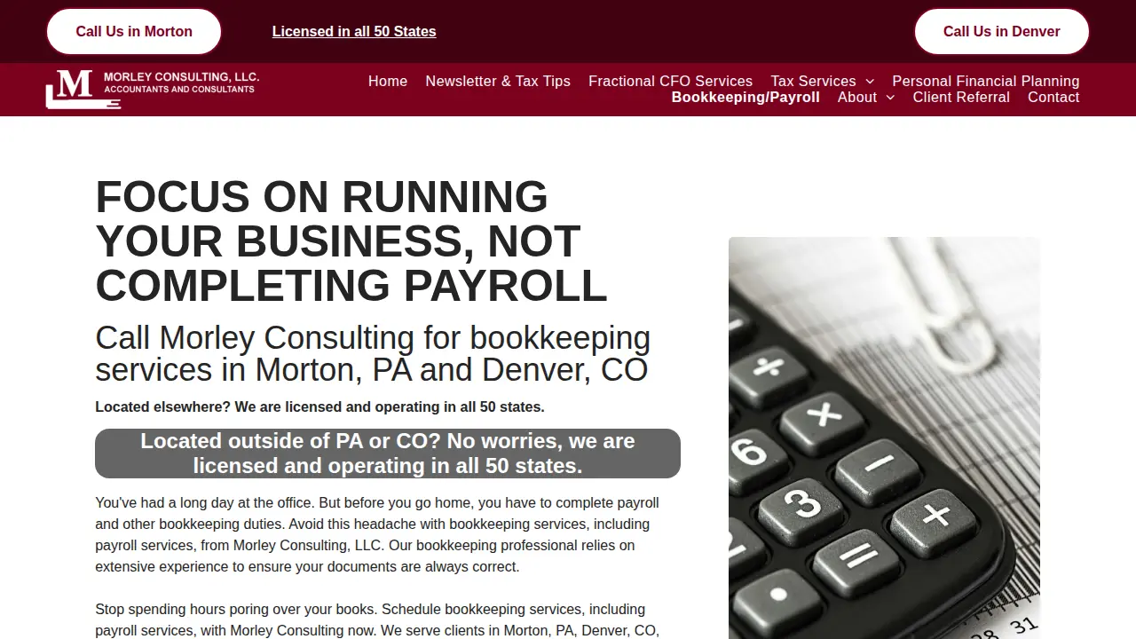 Morley Consulting, LLC page