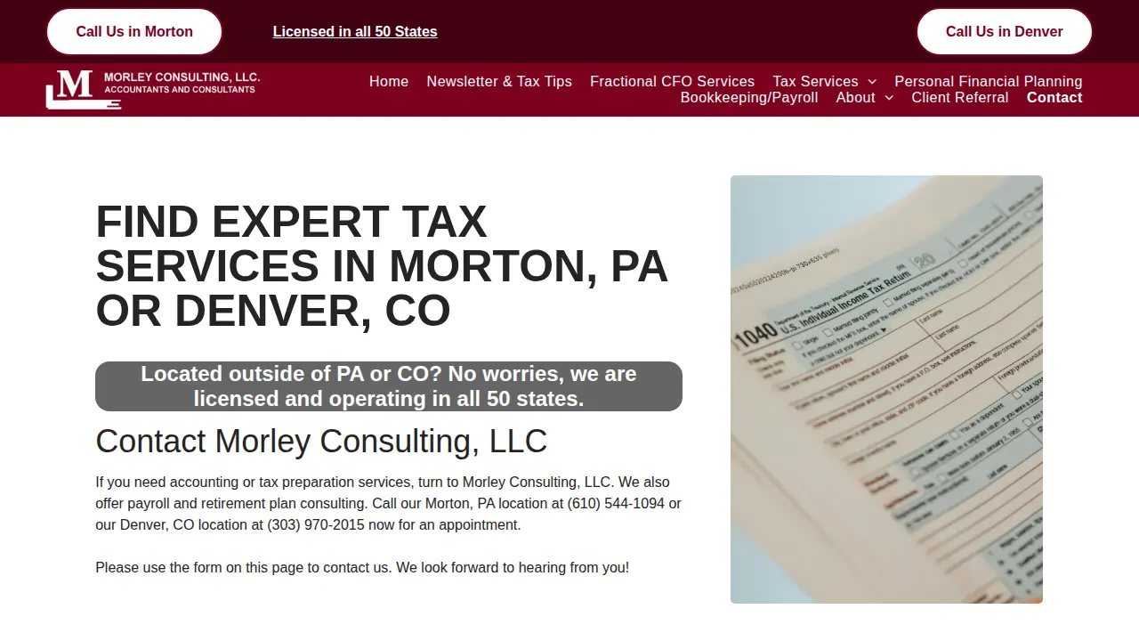 Morley Consulting, LLC page
