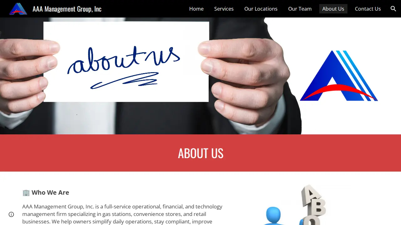 AAA Management Group, Inc page
