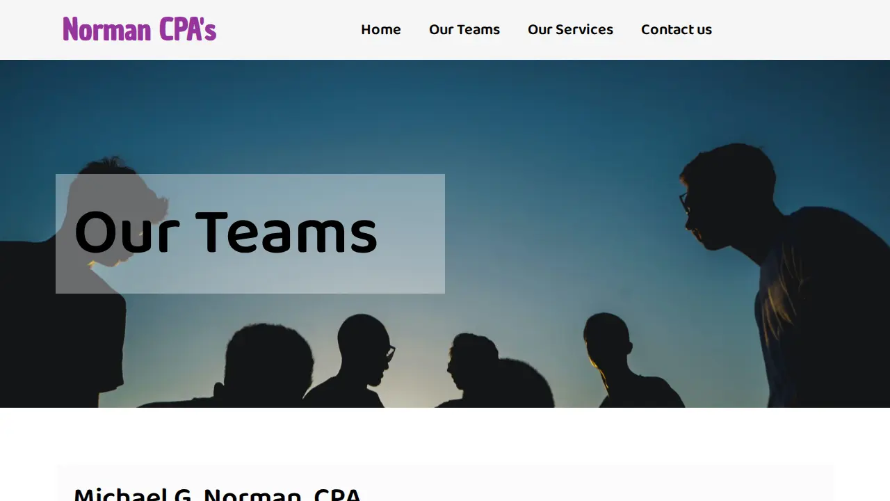Michael Norman CPA PC page