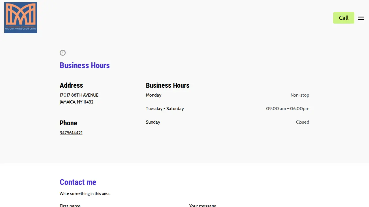 MG Immigration & Tax Services LLC page