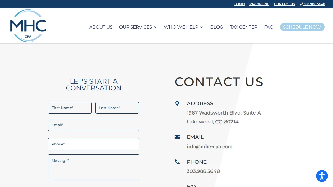 MHC CPA page