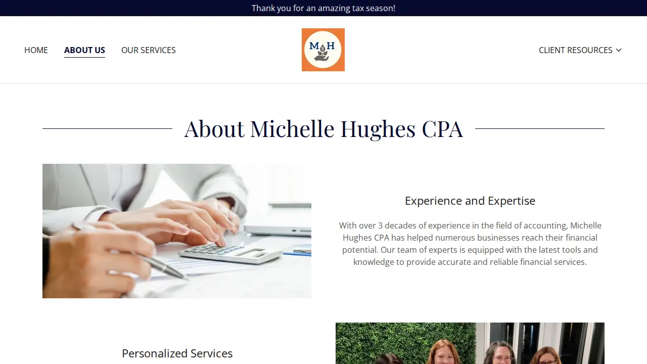 M. Hughes, CPA & Company, LLC page