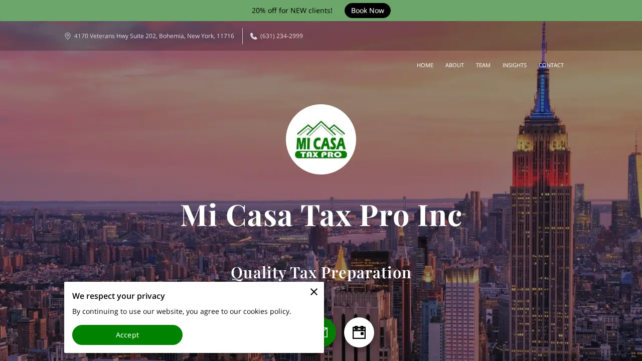 MI CASA TAX PRO. INC