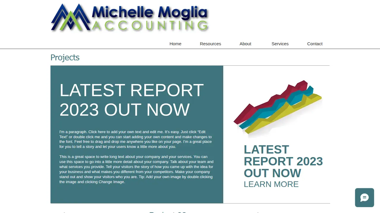 Michelle Moglia Accounting page