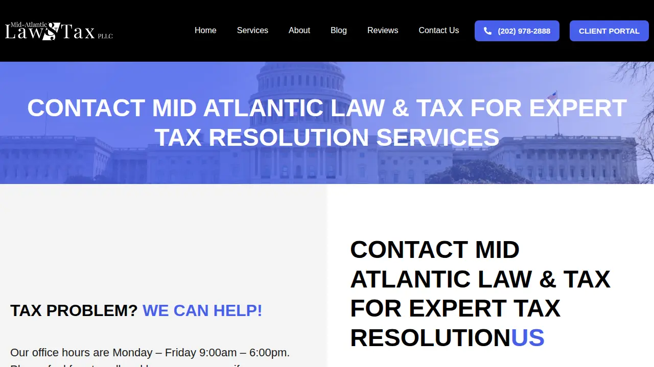 Mid-Atlantic Law & Tax page