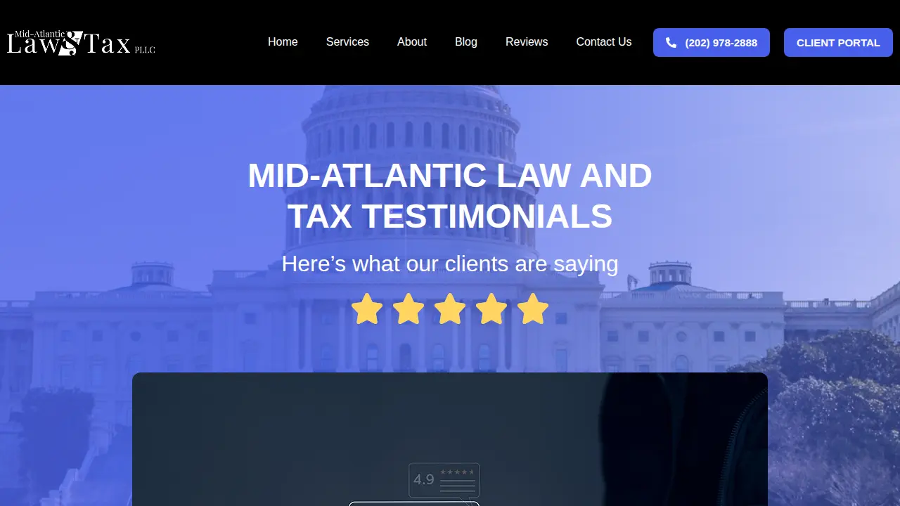 Mid-Atlantic Law & Tax page