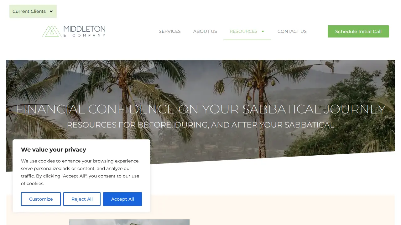 Middleton & Company page