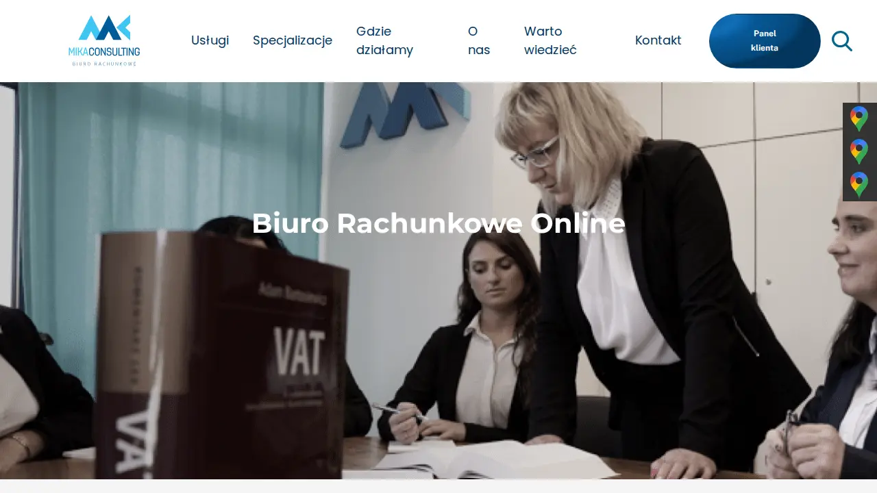Mika Consulting - Biuro Rachunkowe Warszawa page