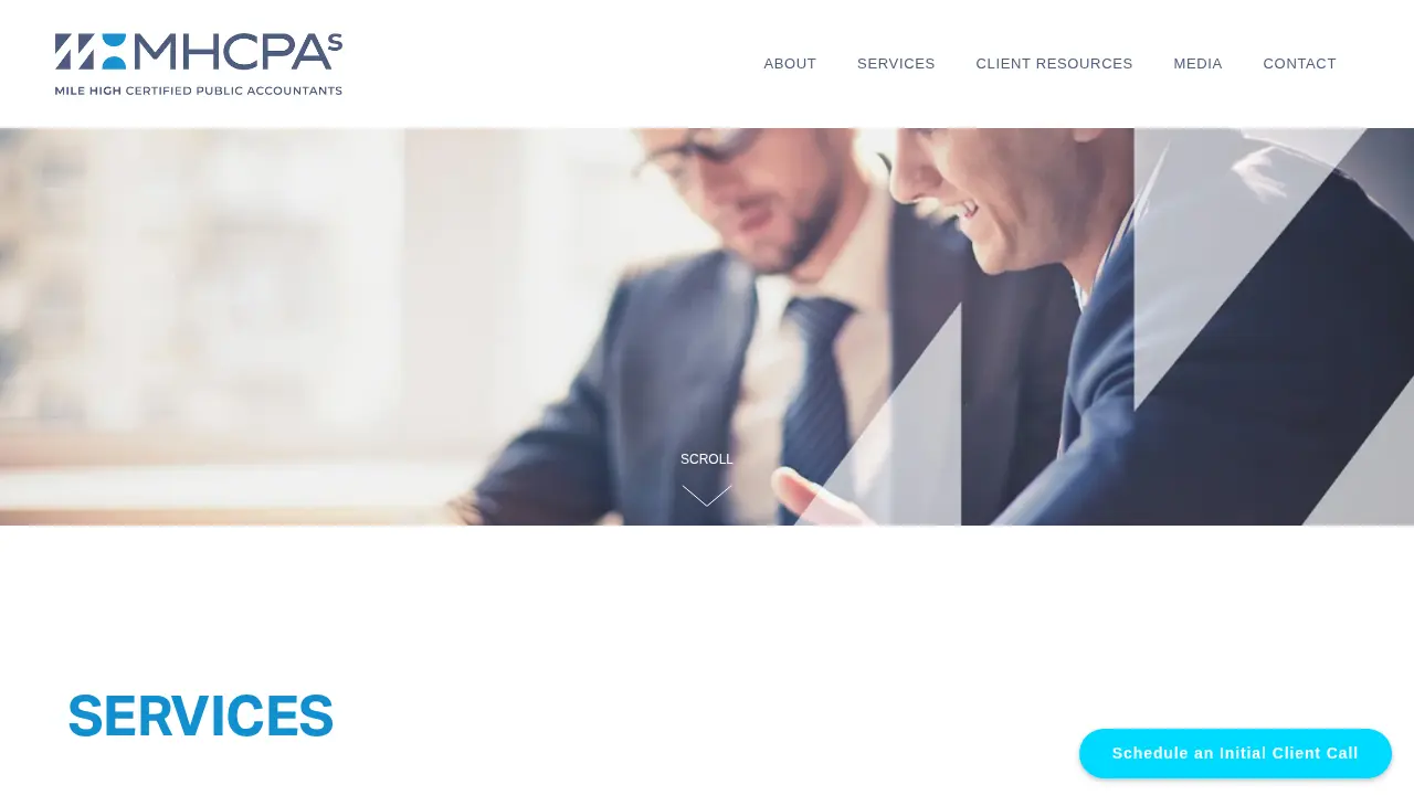 Mile High CPAs page