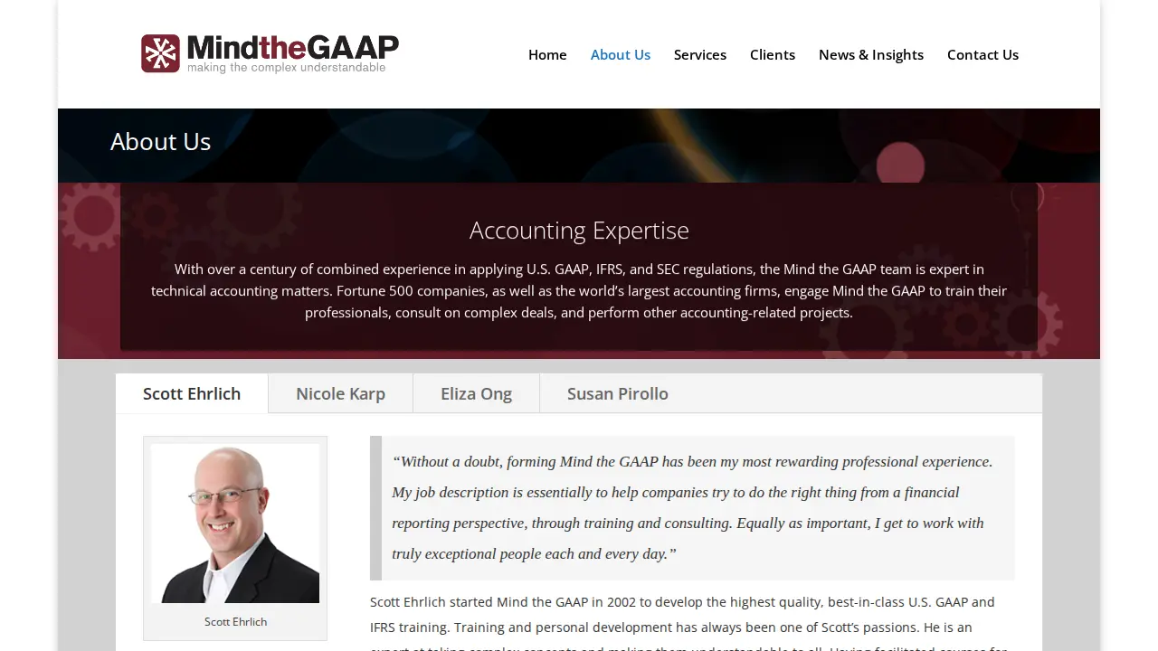 Mind the GAAP, LLC page