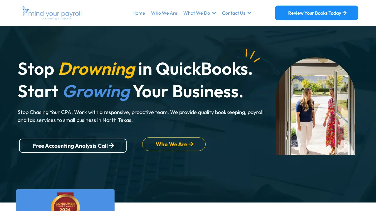 Mind Your Payroll page