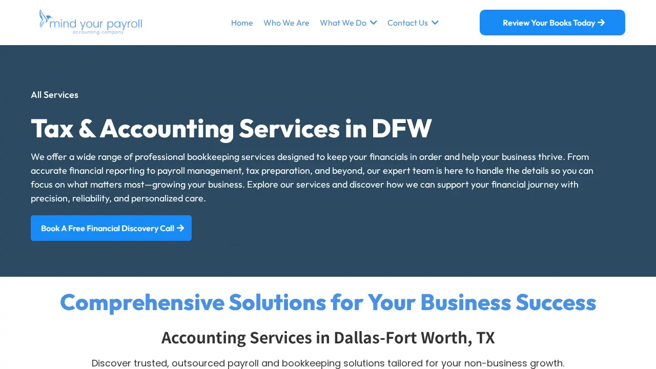 Mind Your Payroll page