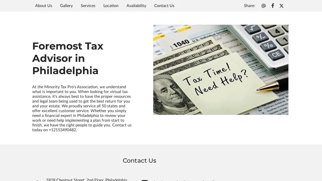 Minority Tax Pro's Association page