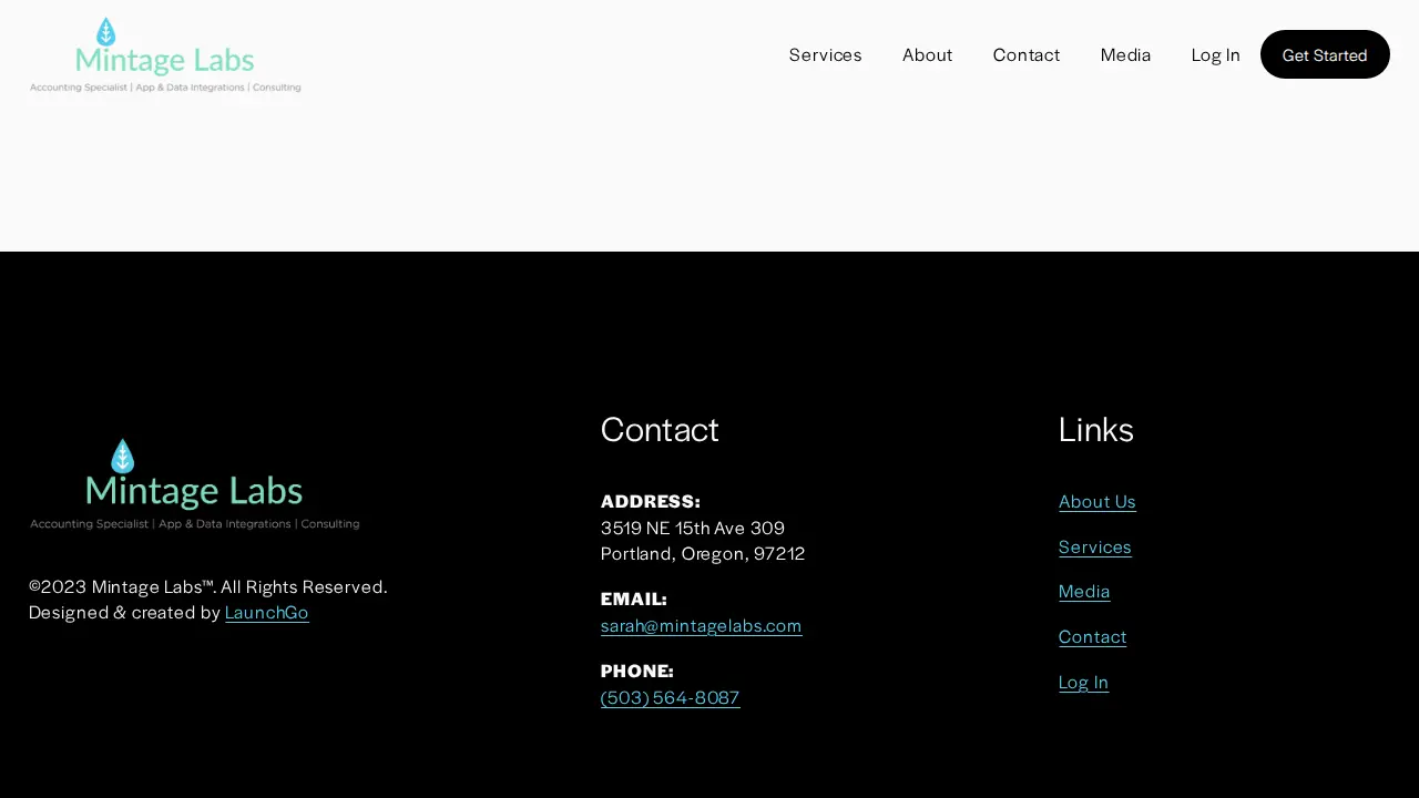 Mintage Labs page