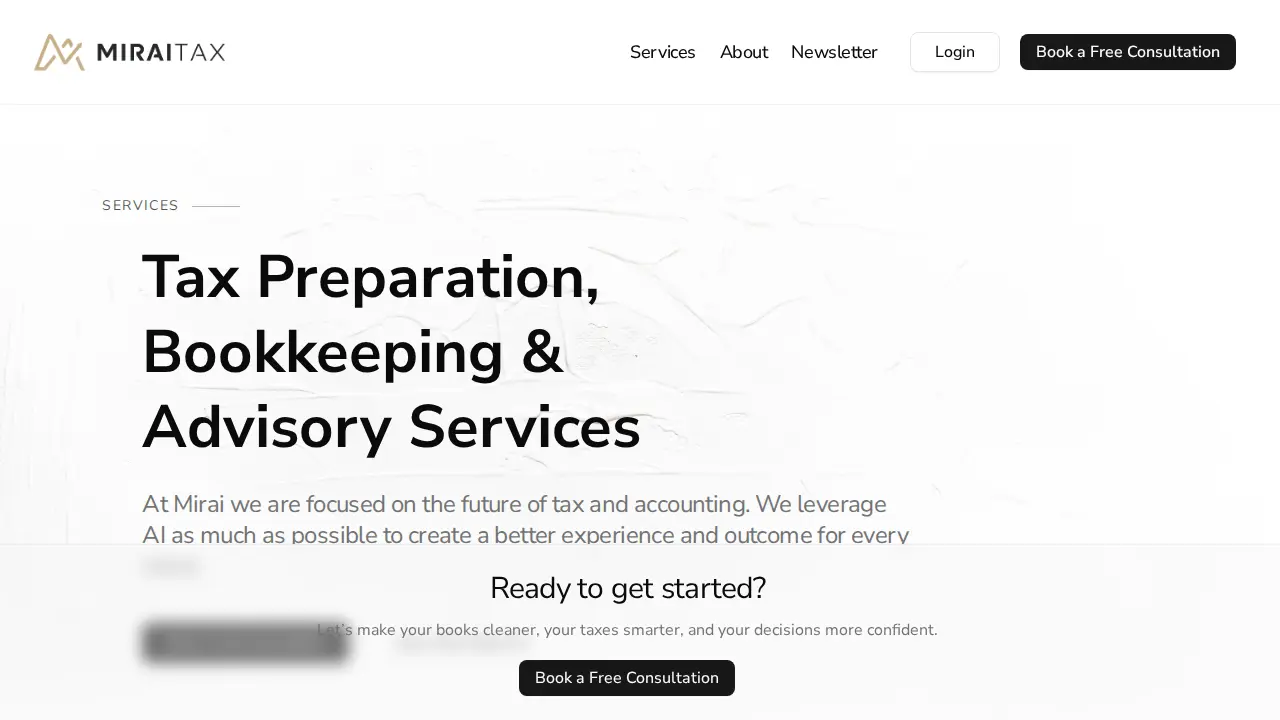 Mirai Tax | CPA page