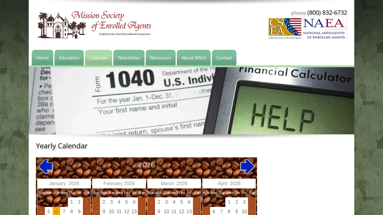 Mission Society of Enrolled Agents page