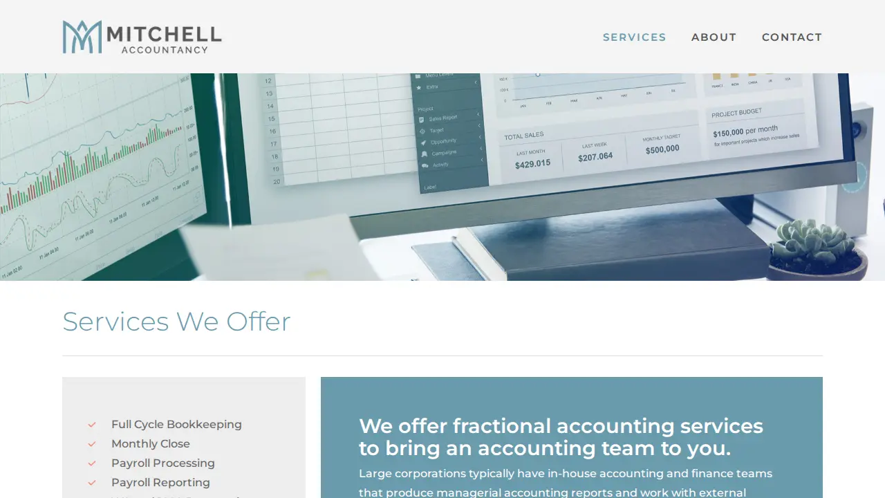 Mitchell Accountancy LLC page