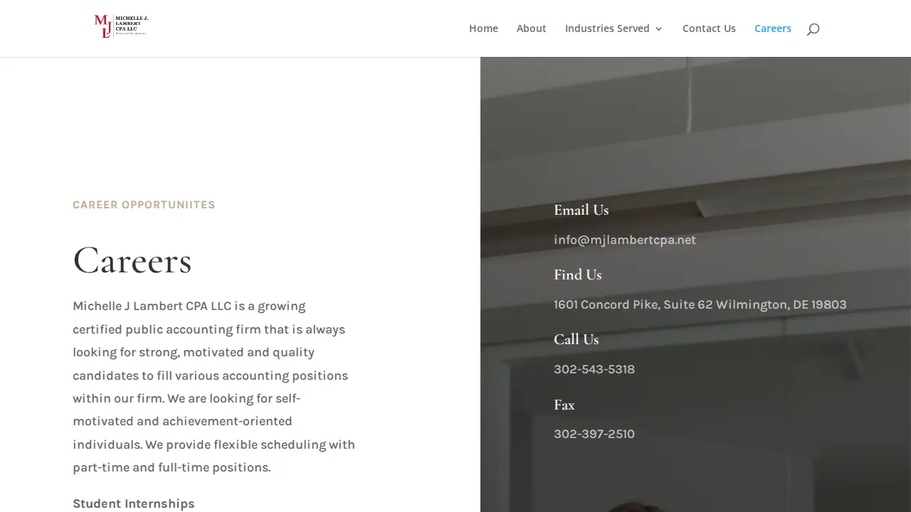 Michelle J Lambert CPA & Associates page