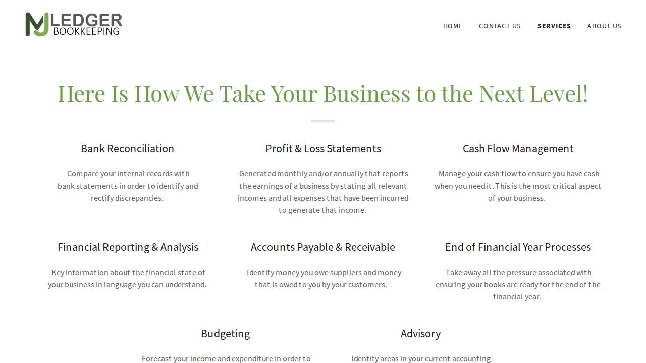 MJ Ledger, LLC page