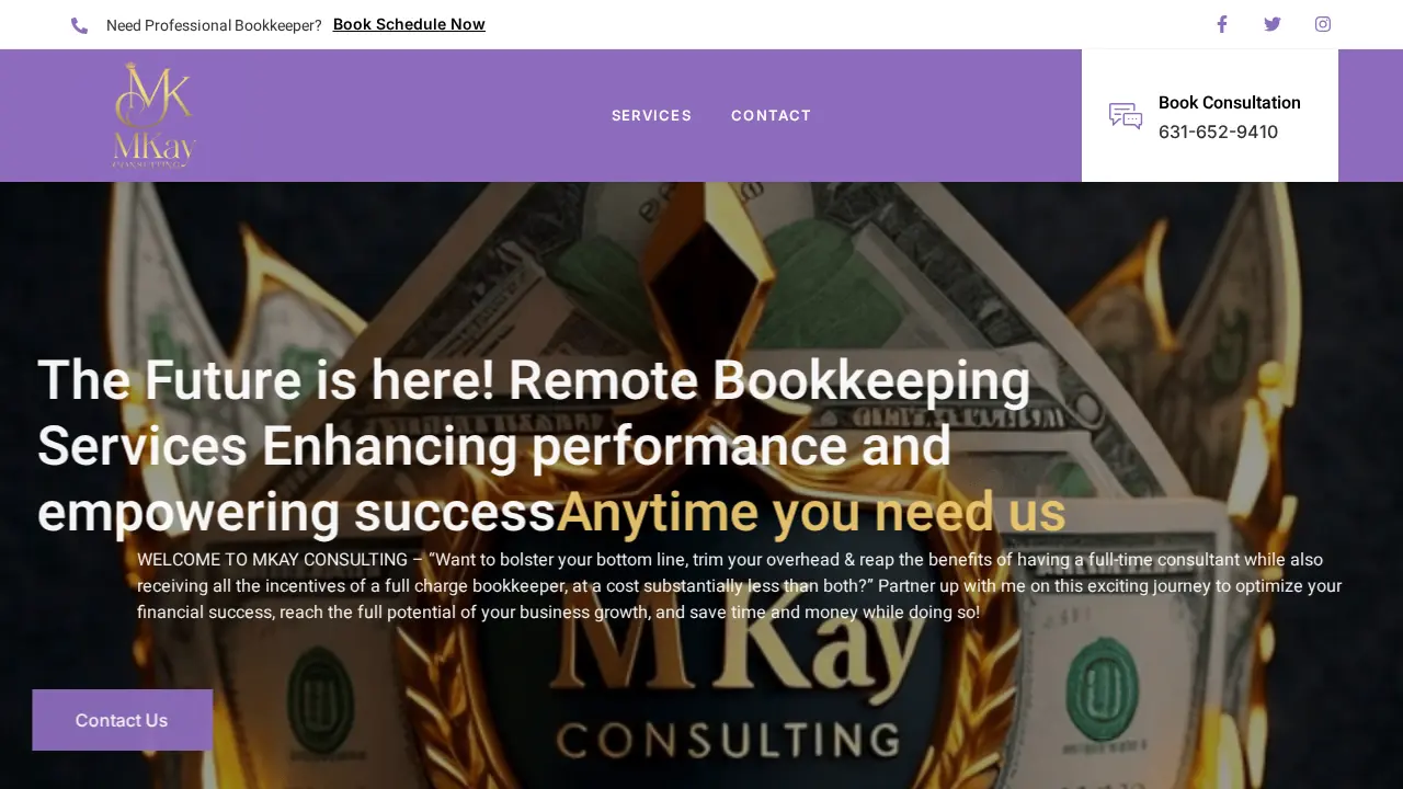 MkayConsulting page