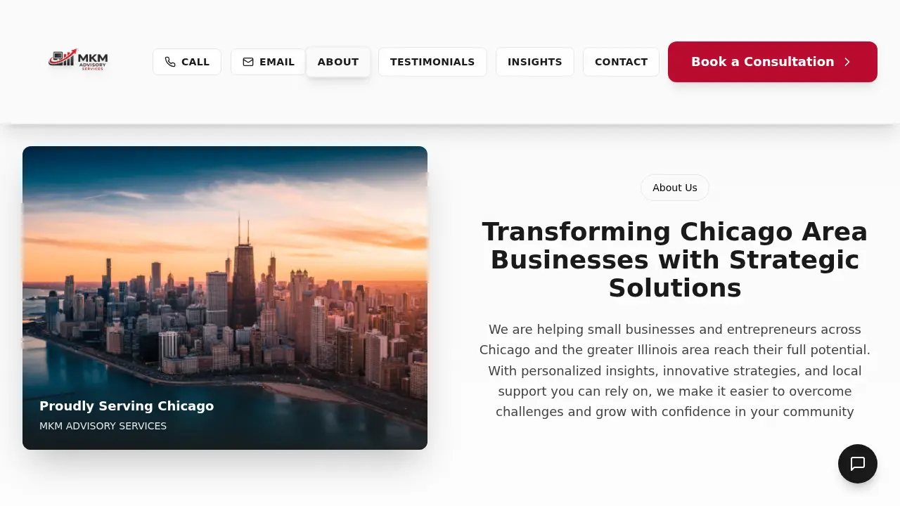 MKM ADVISORY SERVICES page