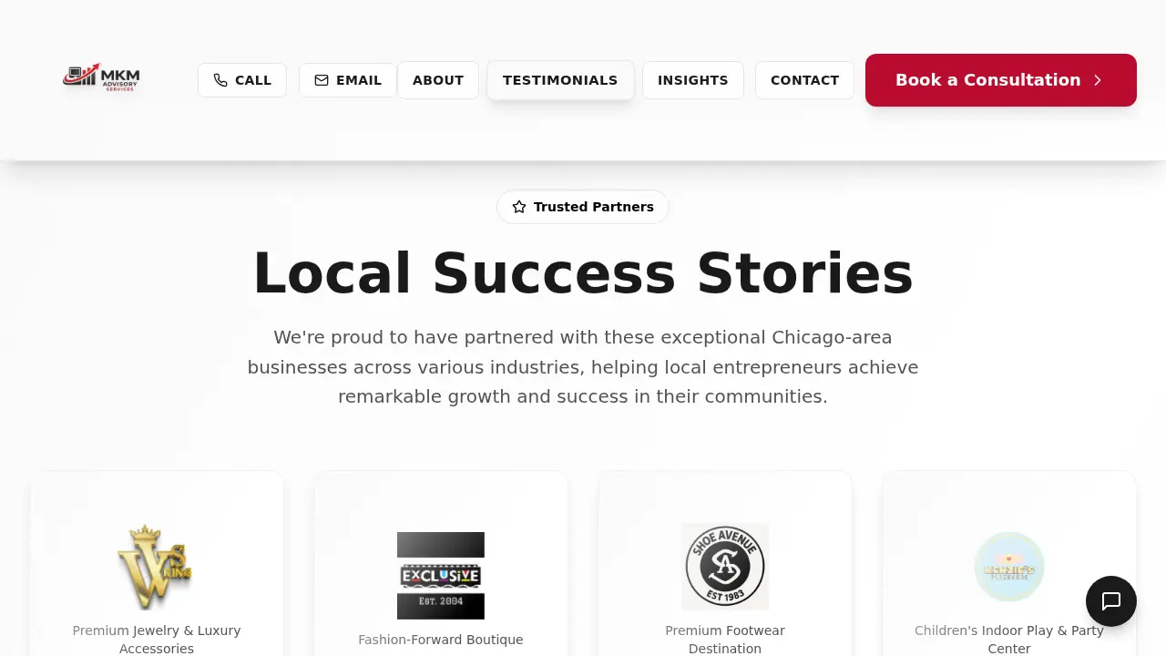 MKM ADVISORY SERVICES page