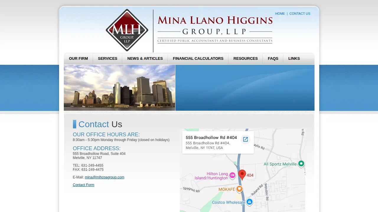 Mina Llano Higgins Group page
