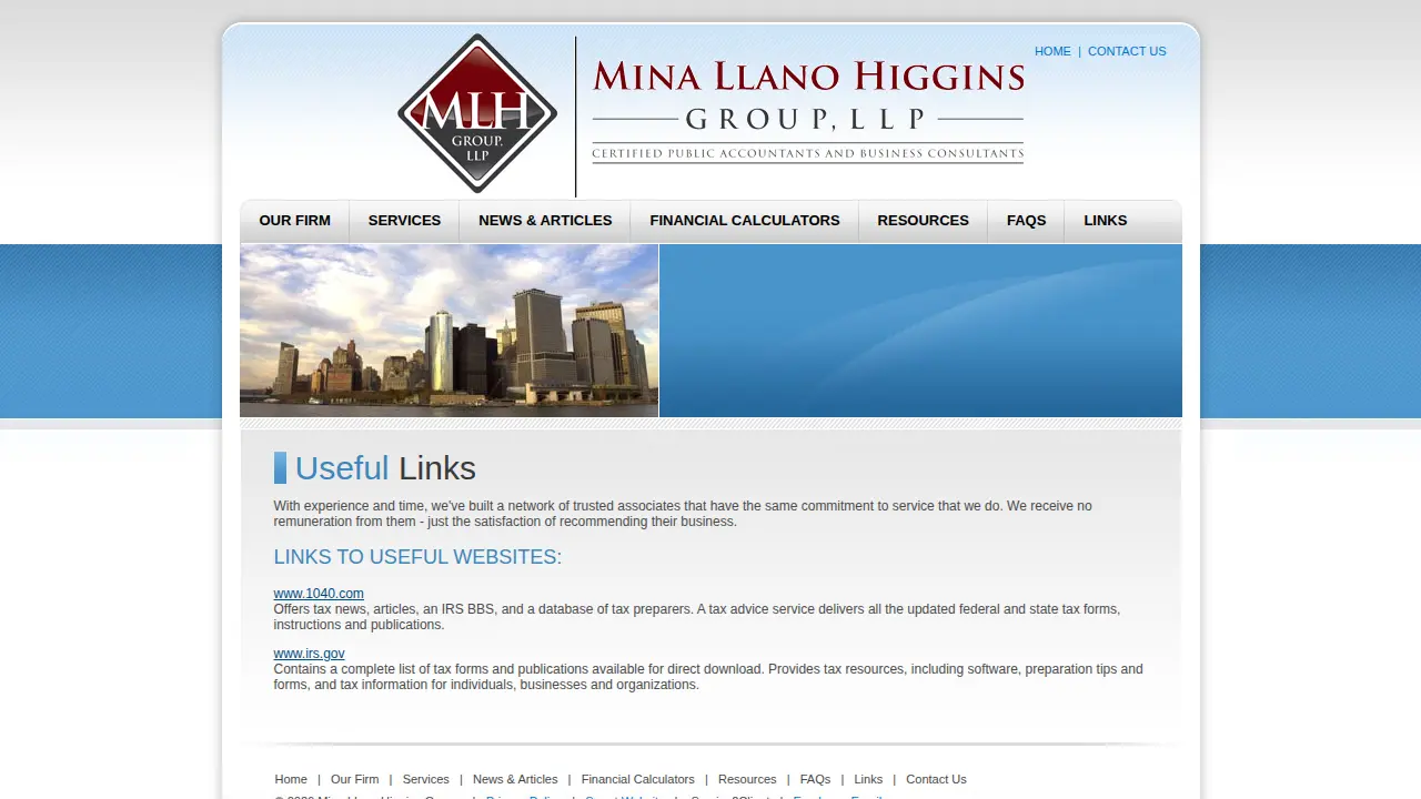 Mina Llano Higgins Group page