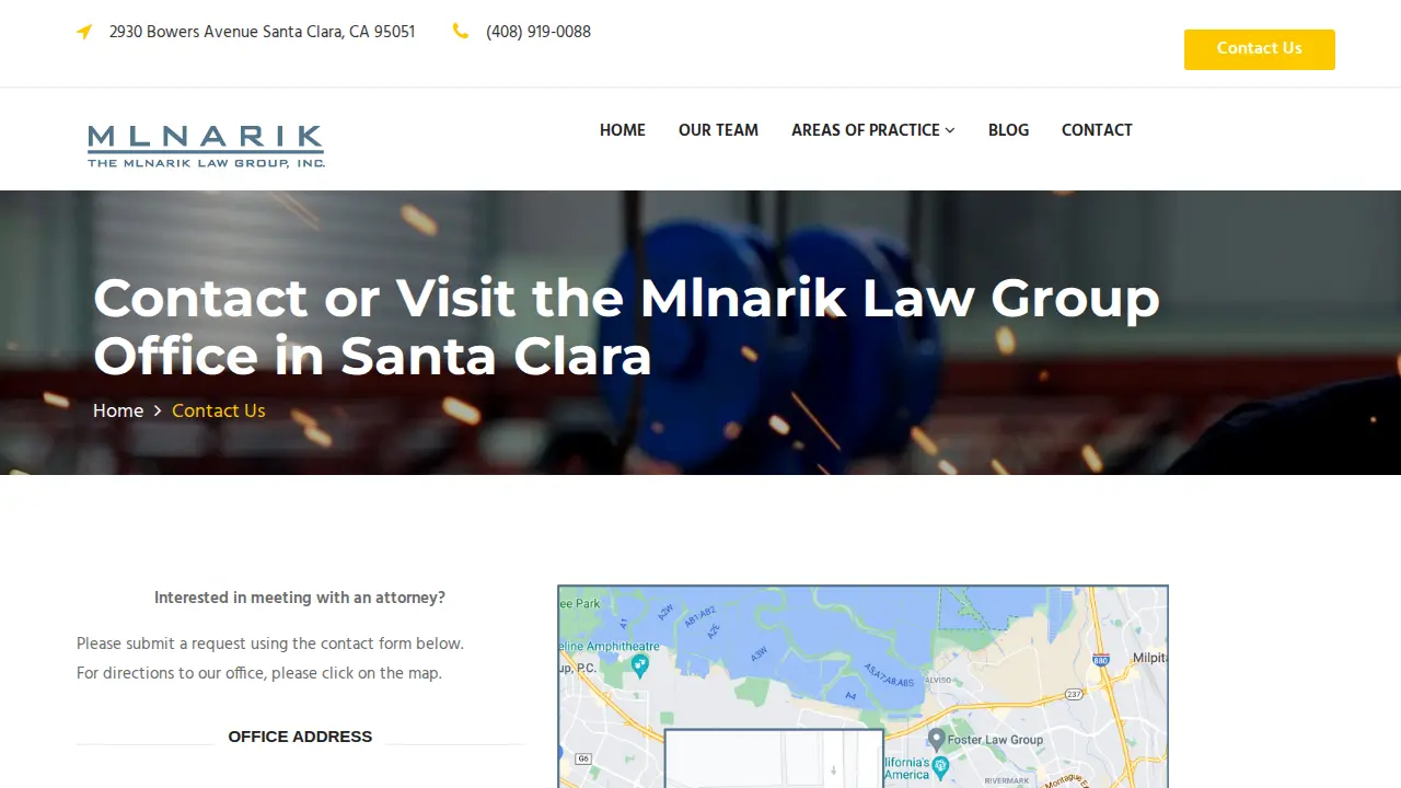 The Mlnarik Law Group, Inc. page