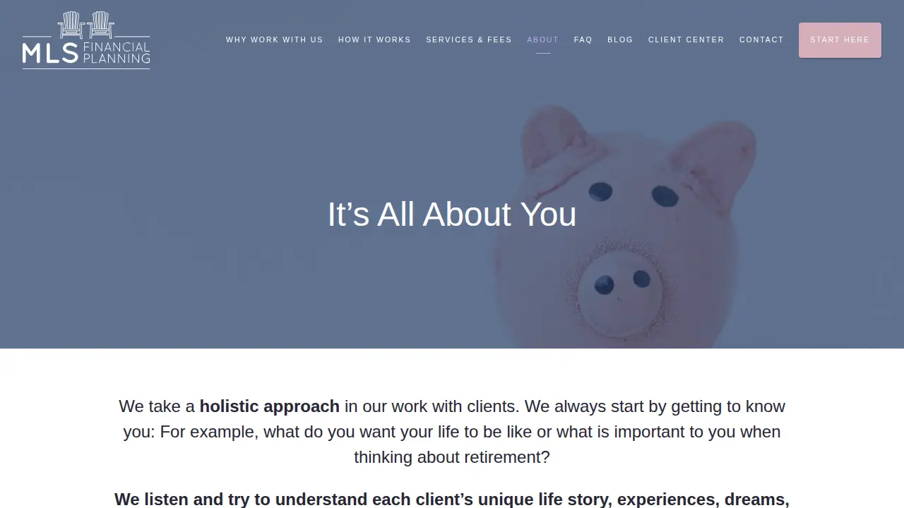 MLS Financial Planning page