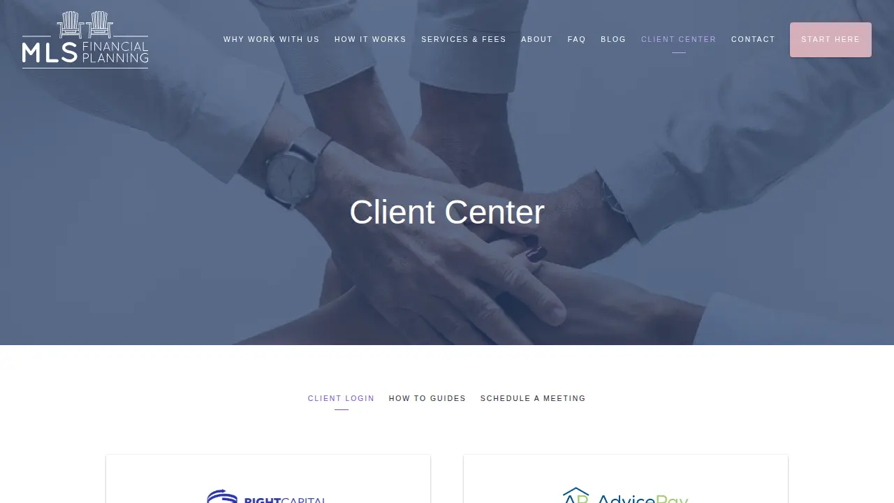 MLS Financial Planning page