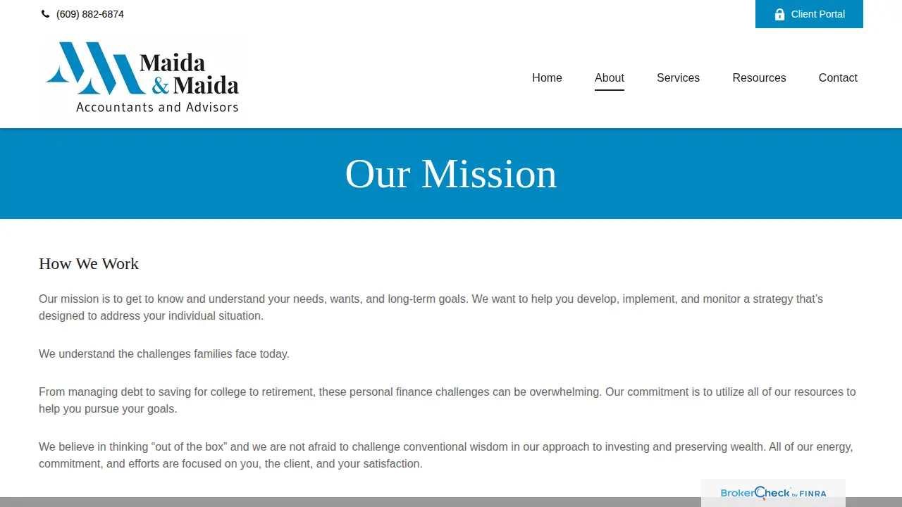 Maida & Maida CPAs page