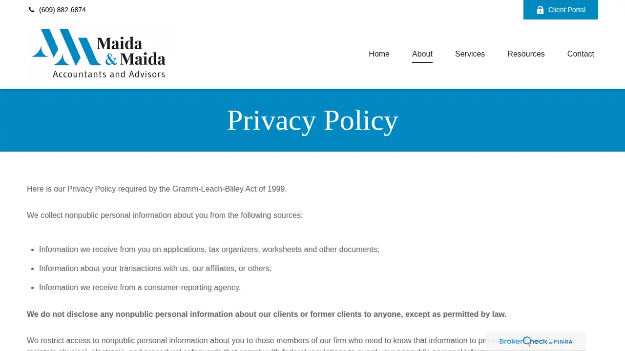 Maida & Maida CPAs page