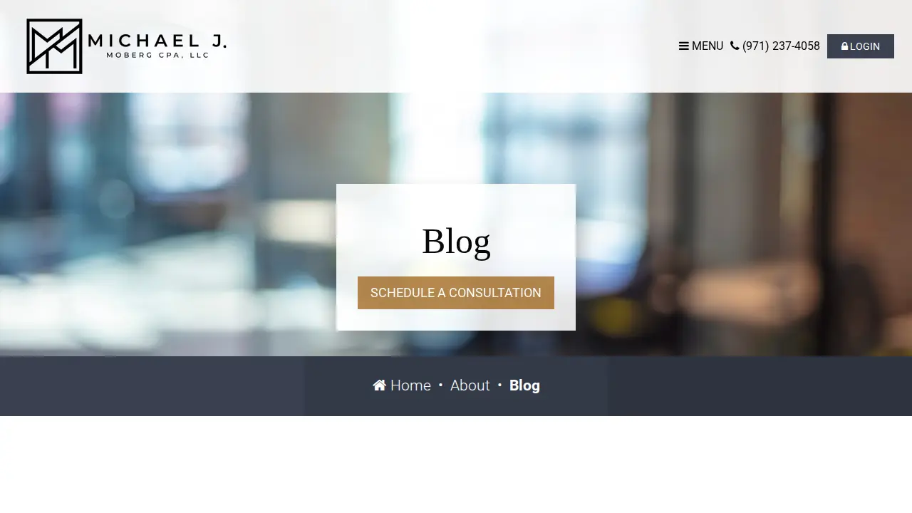 Michael J. Moberg CPA, LLC page